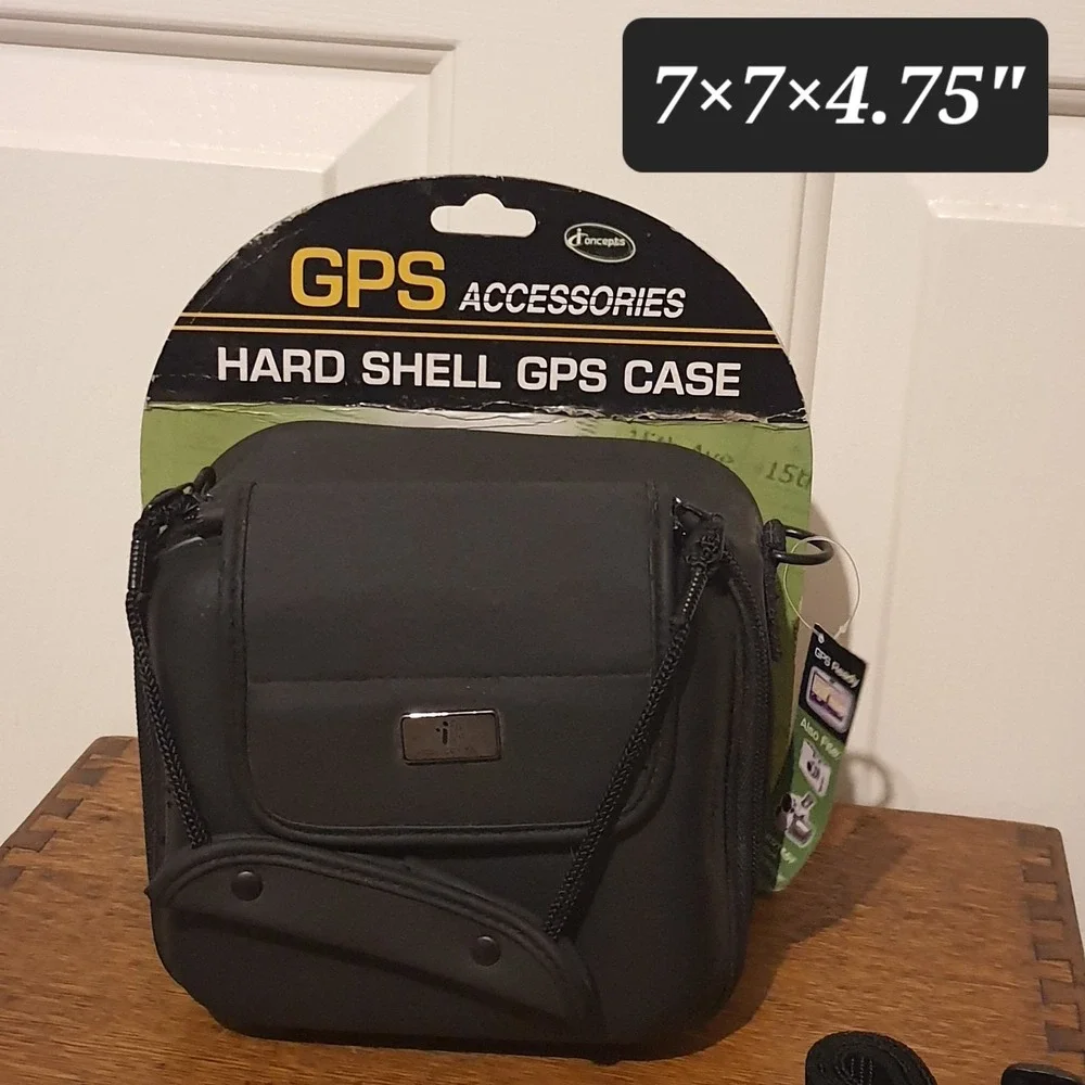 Vintage HANDHELD COMPASS GPS Camera Phone Belt Accessories Hard Case Bag